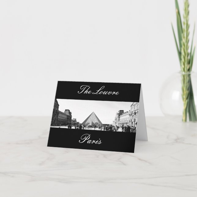 Le musée de Louvre, cartes pour notes de ~ de (Devant)