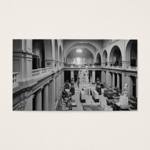 Le musée égyptien. Intérieur de Hall principal