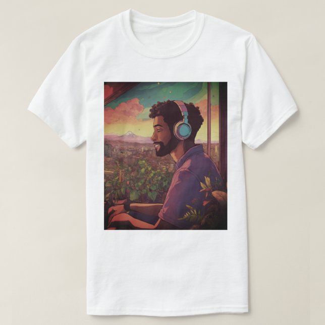 Le Neon Jungle Beats, T-shirt pour hommes (Design devant)