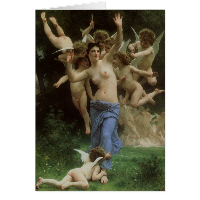 Le nid de la guêpe par William Adolphe Bouguereau (Devant)