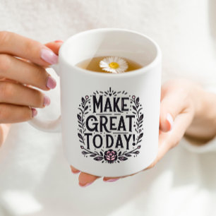 Le noir et le rose font grand aujourd'hui Mug