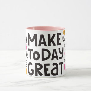 Le noir et le rose font grand aujourd'hui Mug