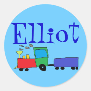 Le nom est des autocollants d'Elliot