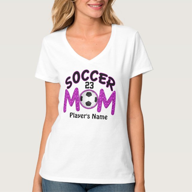 Le NOM et le NOMBRE du joueur sur des T-shirts de (Devant)