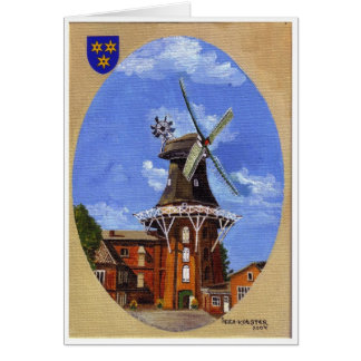 Le Norden Mühle peint en acrylique