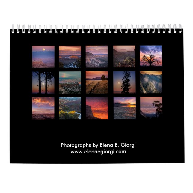 Le Nouveau Mexique 2018-2019 calendrier de 15 mois (Dos)
