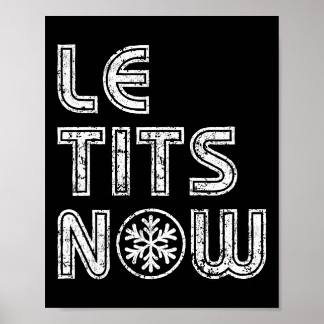Le Now Funny Christmas Poster (Vorne)