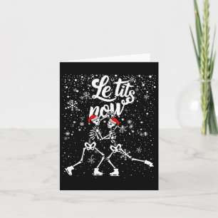 Le Now Halloween Skeleton Weihnachten Weihnachten Karte