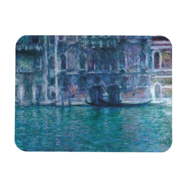 Le palais da Mula Claude Monet Magnet (Horizontal)