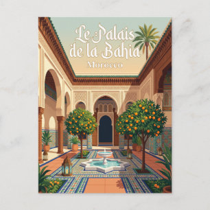 Le Palais de la Bahia Marokko Postkarte
