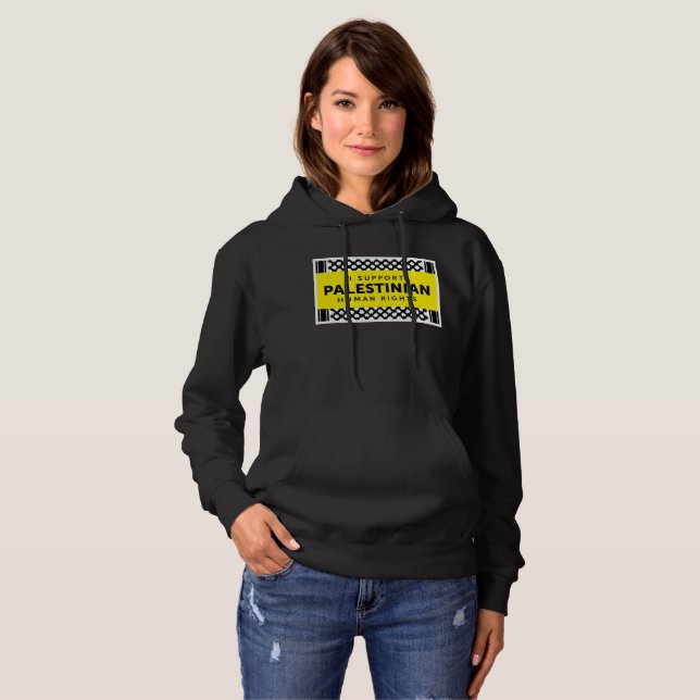 Le Palestinien redresse le sweat - shirt à capuche (Devant entier)