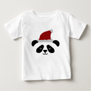 Le panda de Père Noël badine le T-shirt