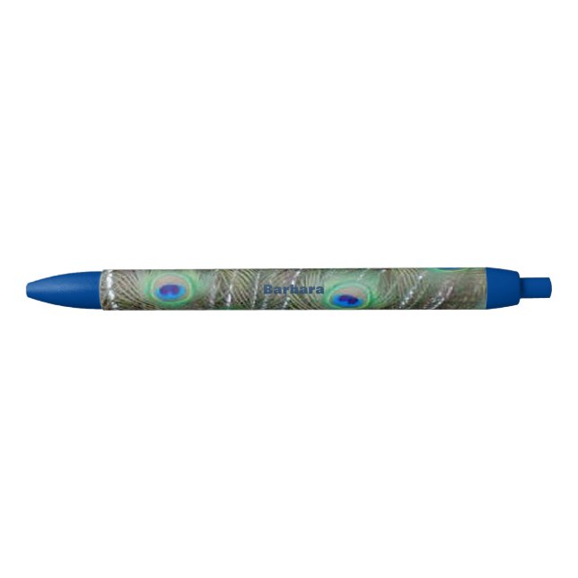 Le paon fait varier le pas du stylo (Devant)