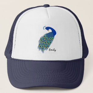 Le paon vert personnalisé conçoit le casquette d