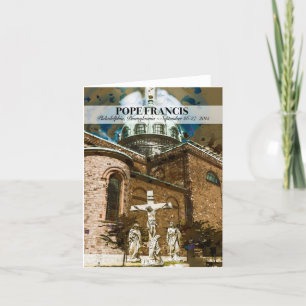 Le pape François visite Philadelphie PA Carte pour