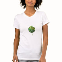 Le paradis est T-shirt vert