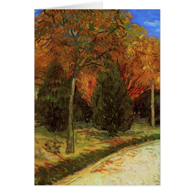 Le Parc public à Arles par Vincent van Gogh (Devant)