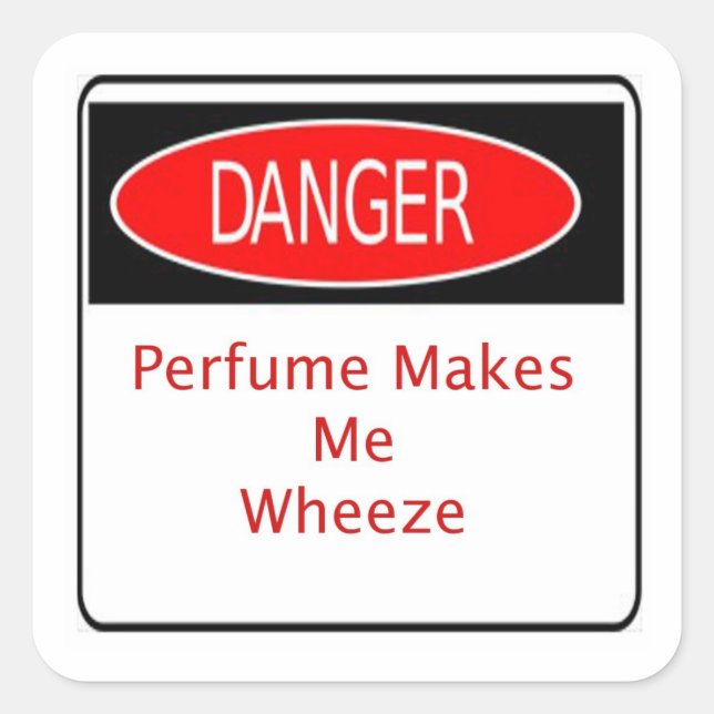 Le Parfum Danger Me Fait Sticker Wheeze (Devant)