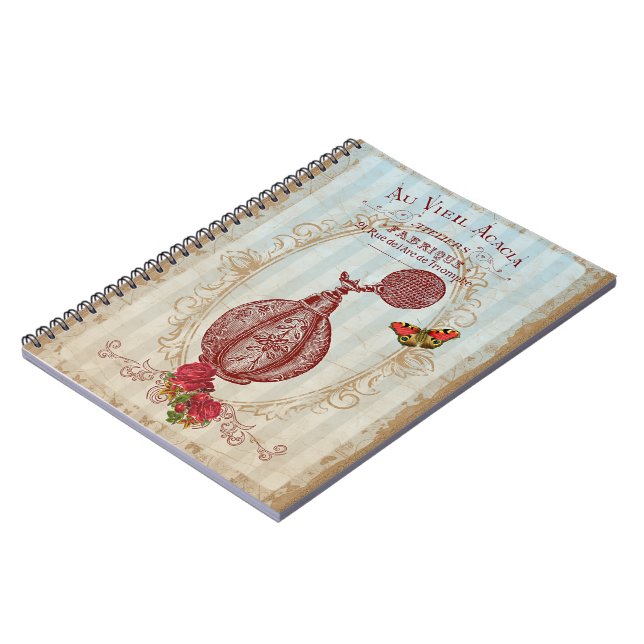 Le Parfum III - Notebook Notizblock (Linke Seite)