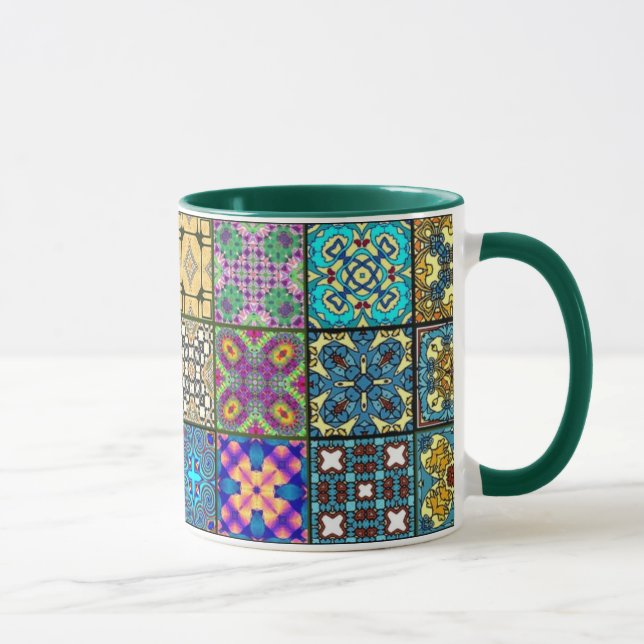 Le patchwork ajuste la tasse (Droite)