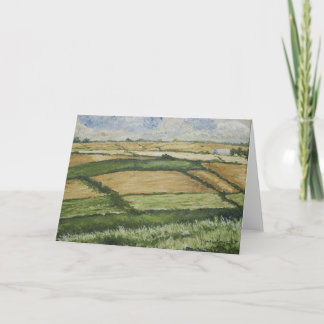 Le patchwork met en place la carte de voeux