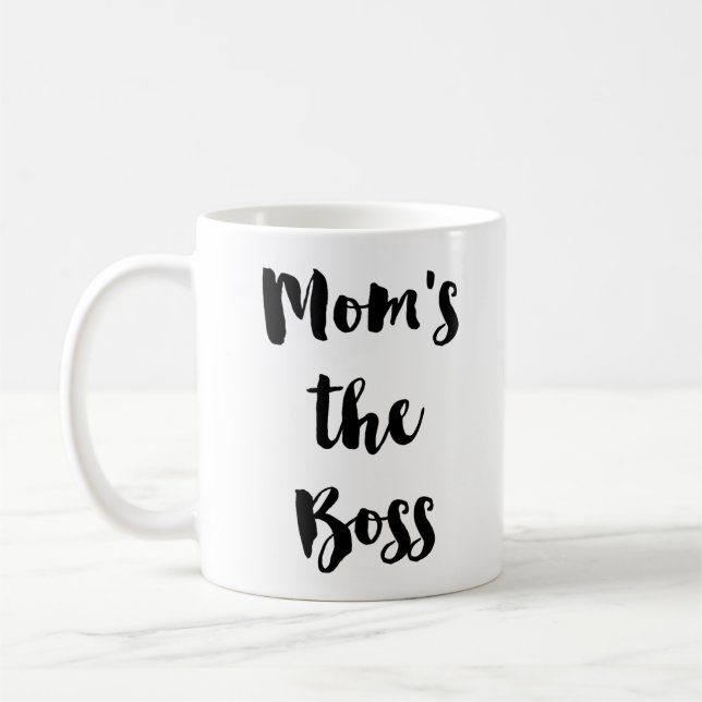 Le patron de la maman - Madame Coffee Tea Mug de (Gauche)