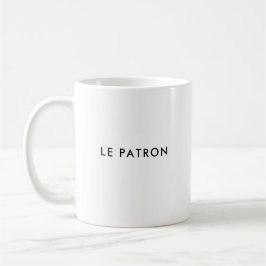 Le Patron | Der Boss | Tasse für den französischen