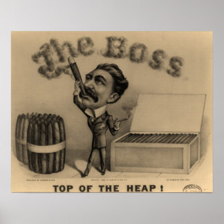 Le Patron ! Impression du fumeur de cigares