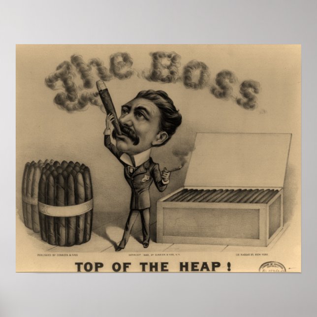 Le Patron ! Impression du fumeur de cigares (Devant)