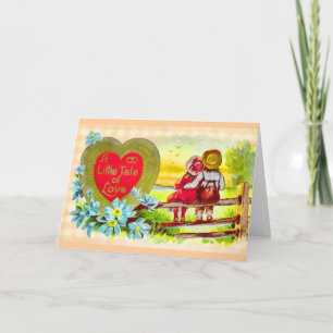 Le pays badine la carte d'amour de mariage