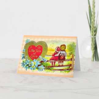 Le pays badine la carte d'amour de mariage