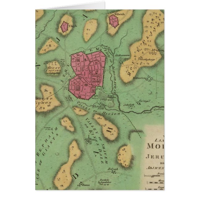 Le Pays De Moriah Ou Jérusalem (Devant)