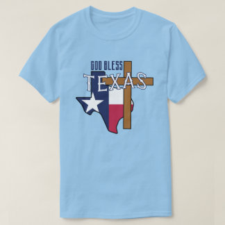 Le pays patriote T-shirt "Dieu bénit le Texas"