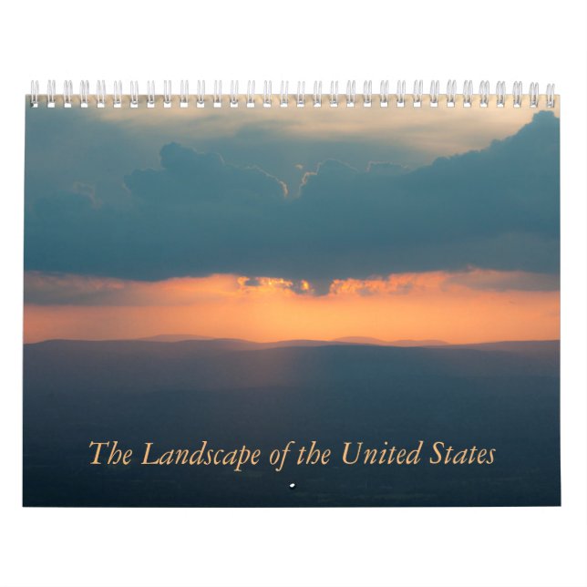 Le paysage des États-Unis - calendrier du mur (Protection)