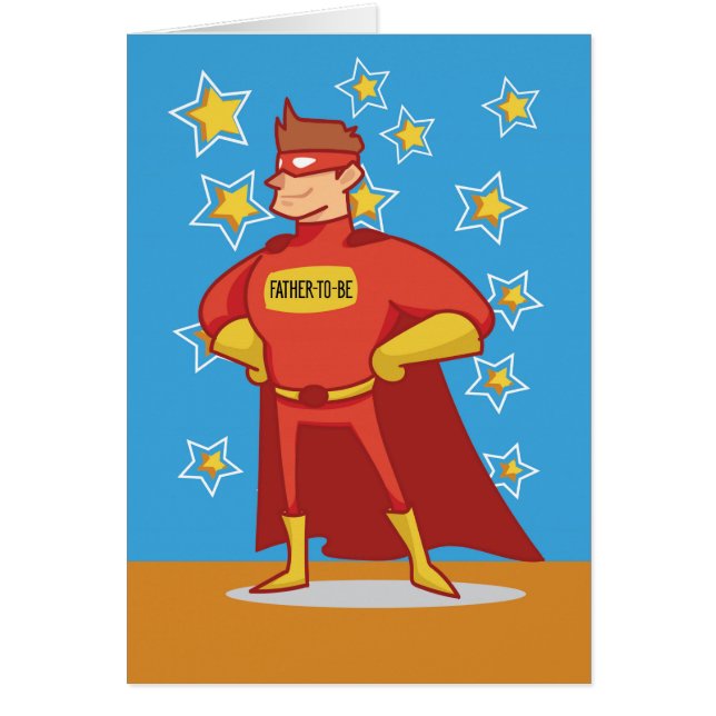Le Père-à-être Superhéros en Fête des pères (Devant)