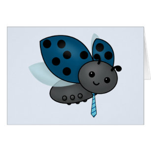 Le père bleu Ladybug dans une cravate