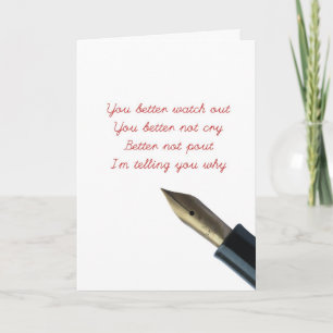 Le Père Noël arrive à la carte de la ville