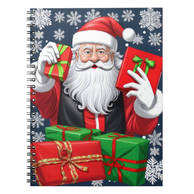 Le Père Noël livre des présents (Devant)