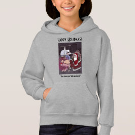Le Père Noël reçoit un billet Sweat - shirt à capu