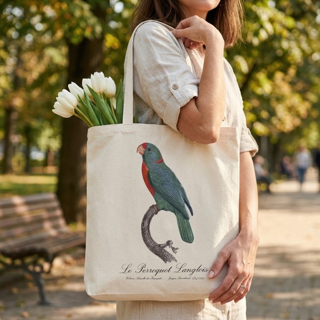Le Perroquet Langlois Tasche (Le Perroquet Langlois by Jacques Barraband. Tote Bag)