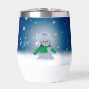 Le personnage de bonhomme de neige de Noël adorabl