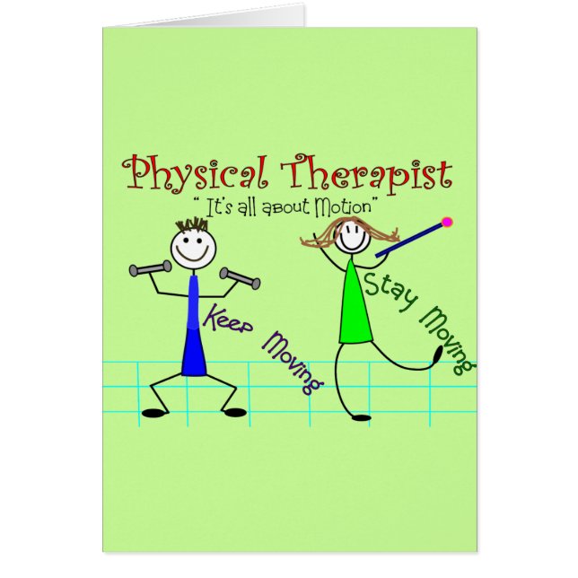 Le personnages en allumettes de physiothérapeute (Devant)