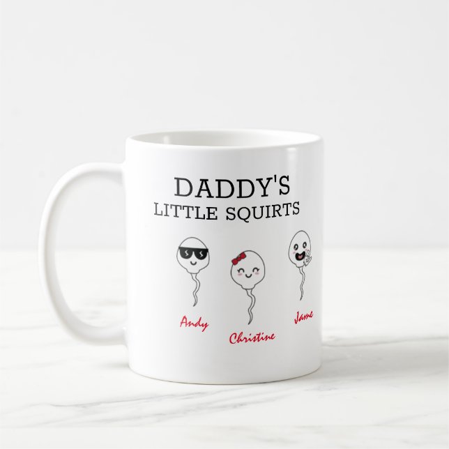 Le petit Daddy's squirts Coffee Mug (Gauche)
