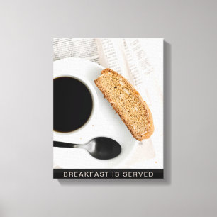 LE PETIT DÉJEUNER EST SERVI EN toile