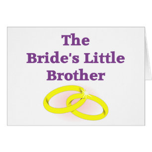 Le petit frère de la mariée