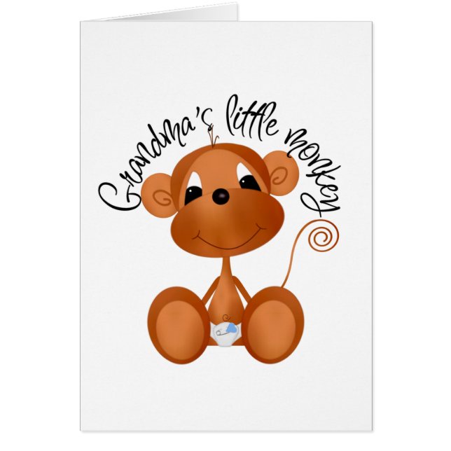 Le petit singe de la grand-maman - T-shirts et (Devant)