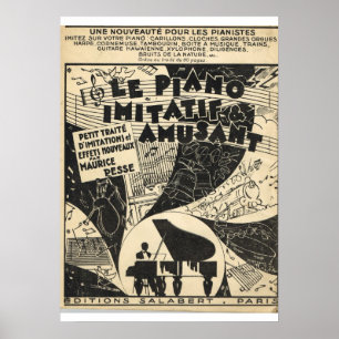 Le Piano imitatif und amusant Poster
