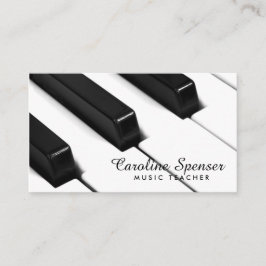 Le piano noir et blanc verrouille la carte de