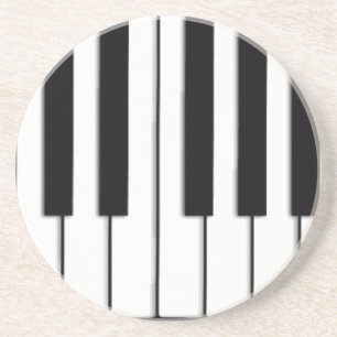 Le piano verrouille des dessous de verre