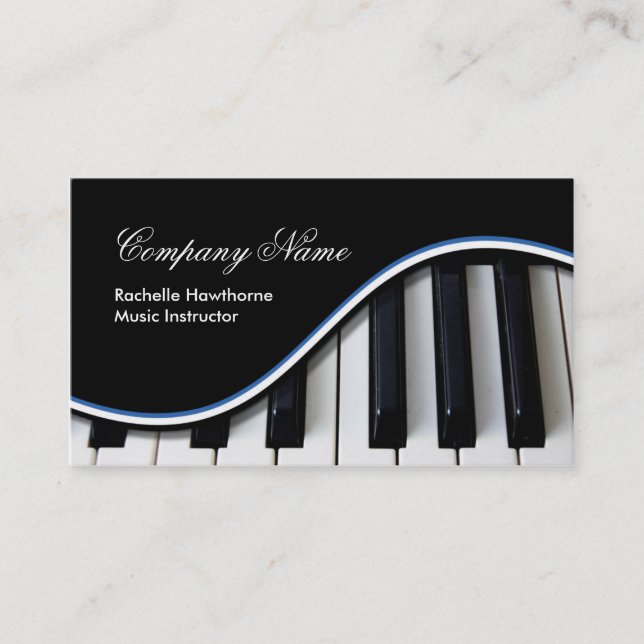 Le piano verrouille le bleu de ~ de cartes (Devant)